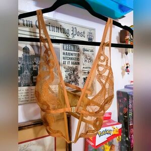 Thistle and Spire MEDUSA bralette - Liquid Gold Mustard Yellow